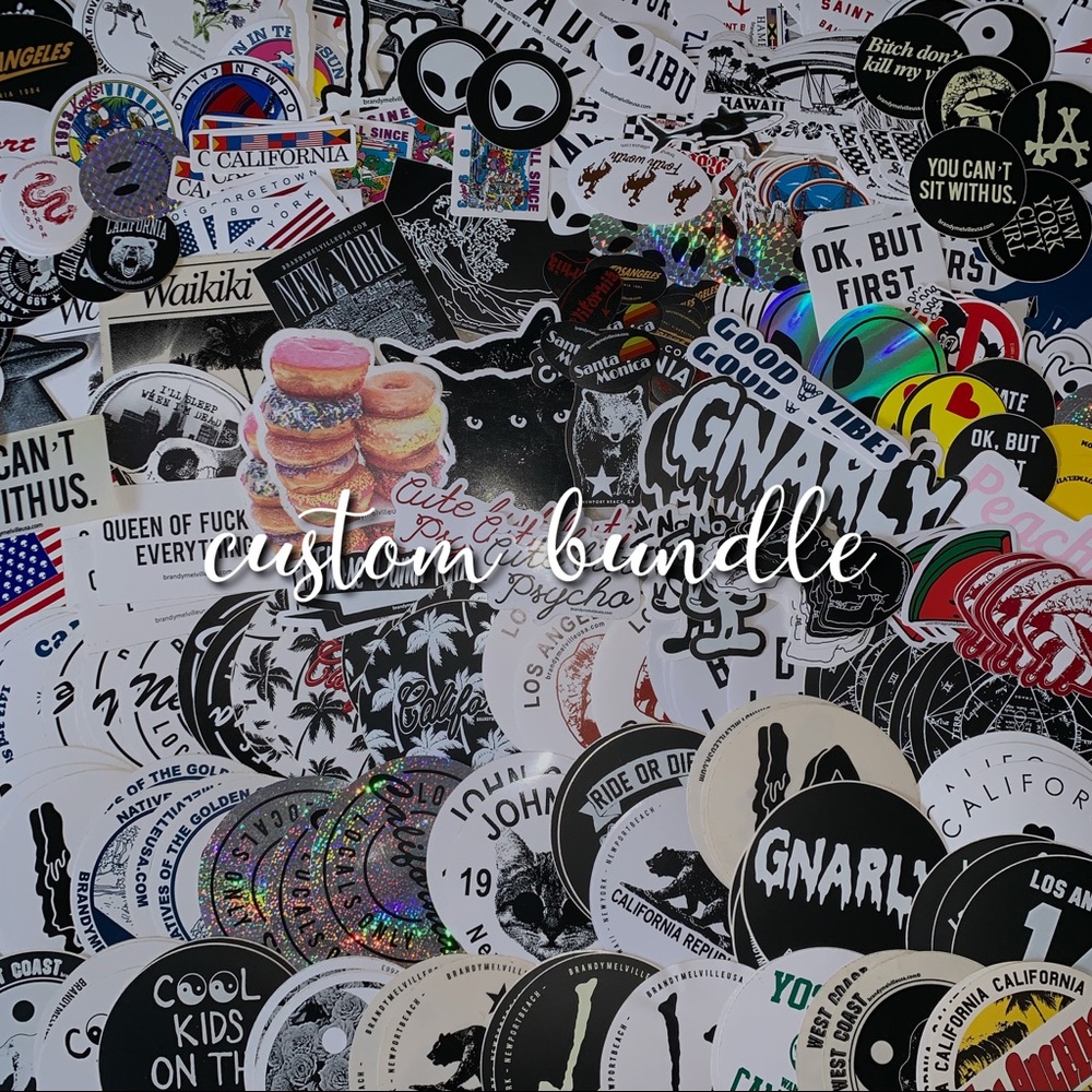 BRANDY MELVILLE STICKER BUNDLE